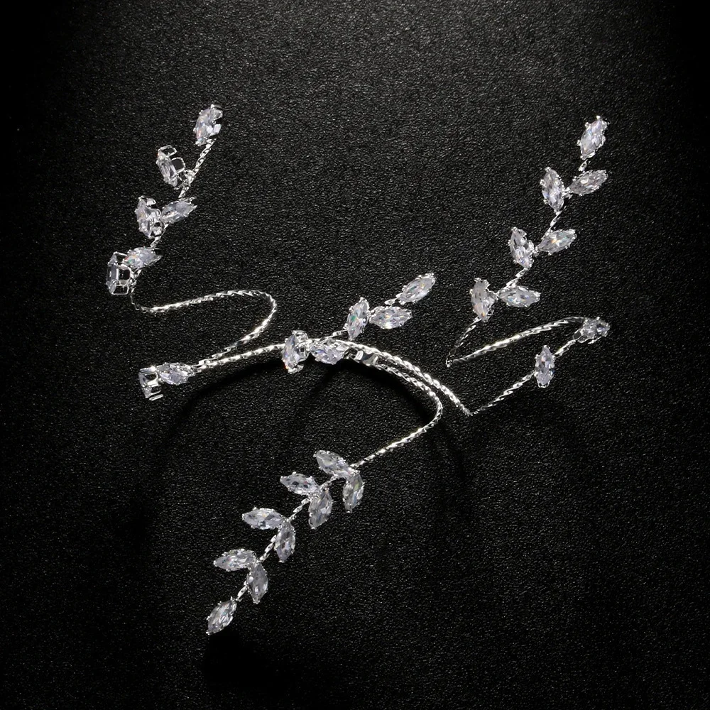 Роскошное кольцо на палец с листьями и цирконием, регулируемые аксессуары для рук для женщин, Y2K, роскошные модные свадебные украшения, подарок для невесты