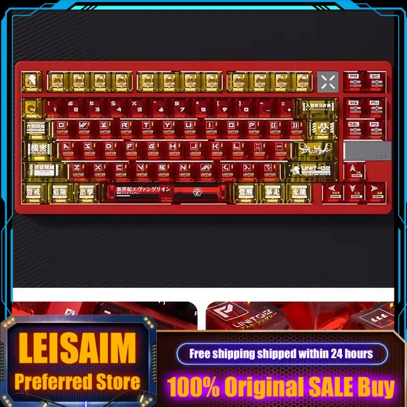 

Asuka Anime Theme Keycaps PBT/PC Translucent Mechanical Keyboard Custom Keycap Set for Tablet Laptop PC Gaming Keyboard Gift