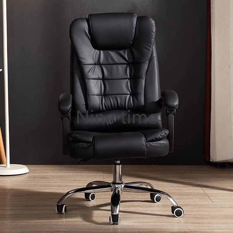 Ergonomic Cushion Office Chairs Gaming Recliner Lounge Pillow Computer Chair High Back Barber Sillas De Espera Library Furniture