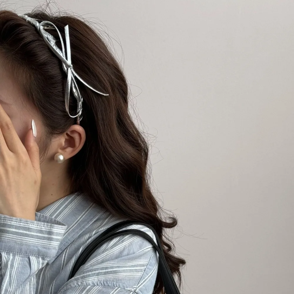 أزياء عدم الانزلاق القوس عقال رقيقة البلاستيك موجة الشعر الفرقة أغطية الرأس على شكل حرف U بو الجلود هيرباند السفر