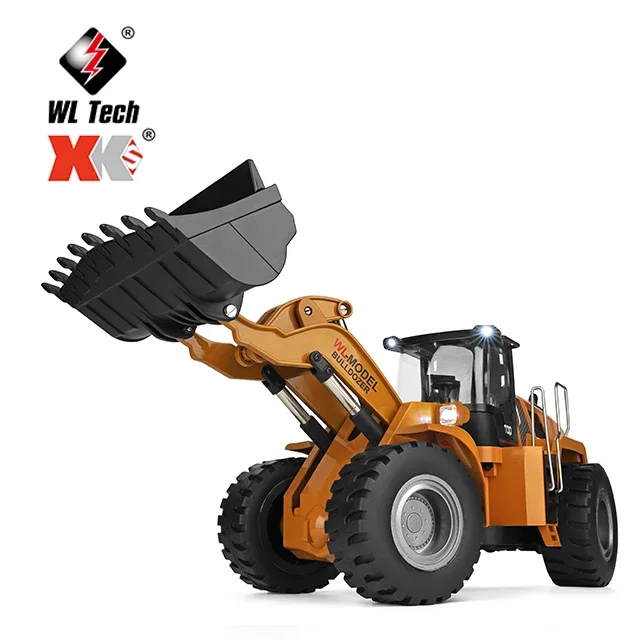 WL Toys No.14800 New Toy 1:14 2.4G Mini Simulation Remote Control Excavator Toys with Music Light for Kids