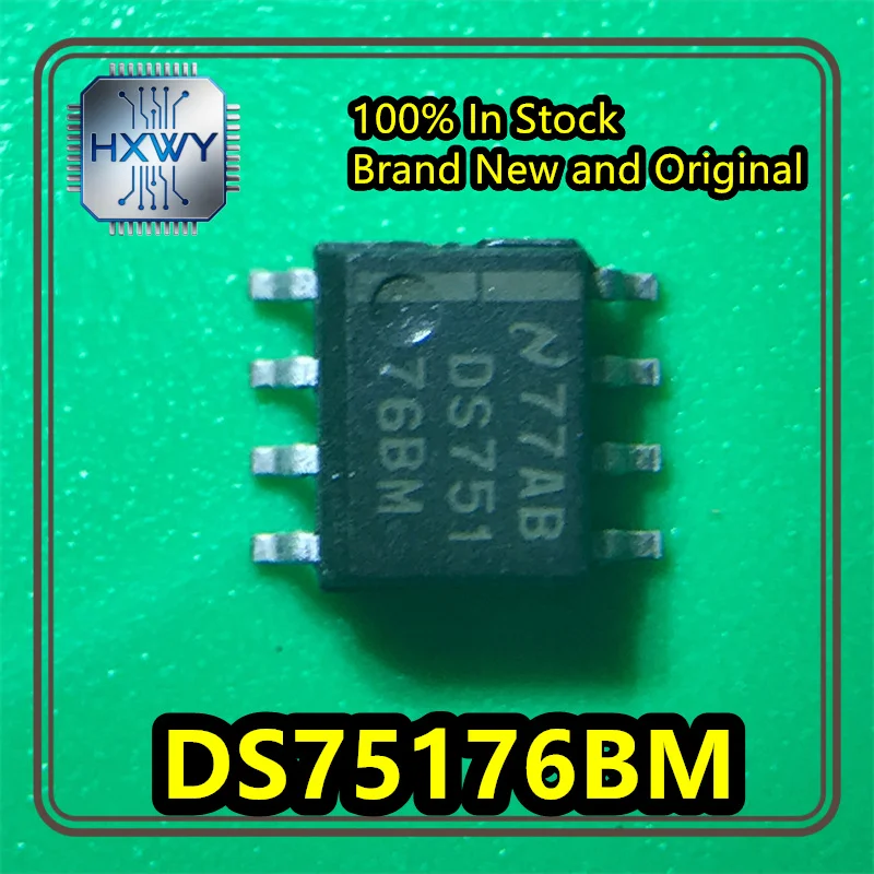 (10/50 units) DS75176BM SMD SOP8 DS75176BMX Marking DS751 Driver Chip Brand New Original In Stock Electronic Device IC