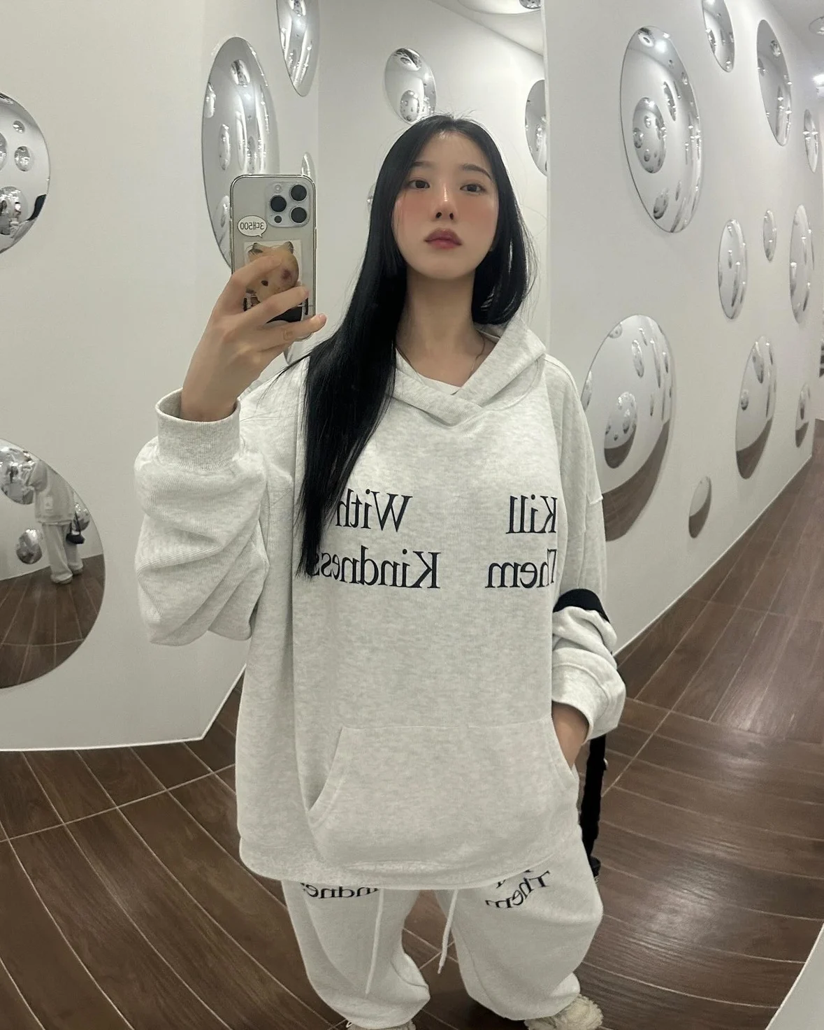  24 New Loose ex Hoodie Retro Letter Print Casual Streetwear Spring Faion Women's Men's Sweatirt