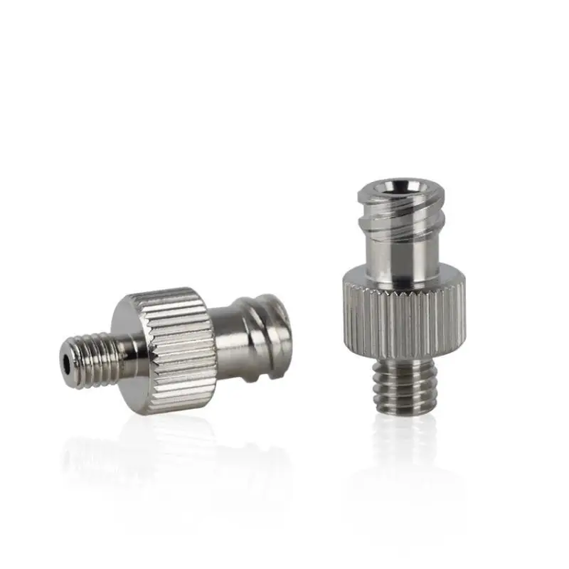 Pneumatic Metal Luer Adapter M5 M6 M8 G1/8 G1/4 Male Female Double Thread Luer Tracheal Fitting Connector Nickel Plated Brass