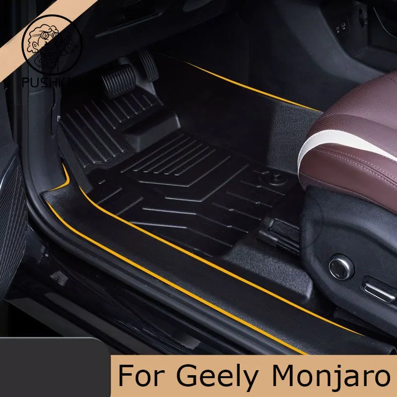 For Geely Monjaro Xingyue L KX11 2022 2023 2024 TPE Car Floor Mats Carpets Auto Interior Accessories Styling Decorative Parts