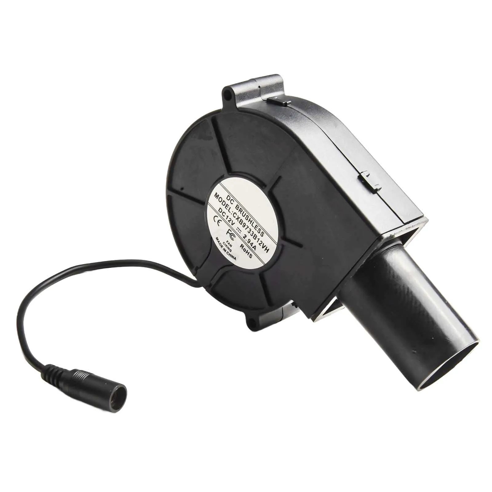 DC12V 9733 Blower Fan 2.94A for Cooking Equipment Wood Stoves BBQ Grills Fireplaces and Air Circulation Systems