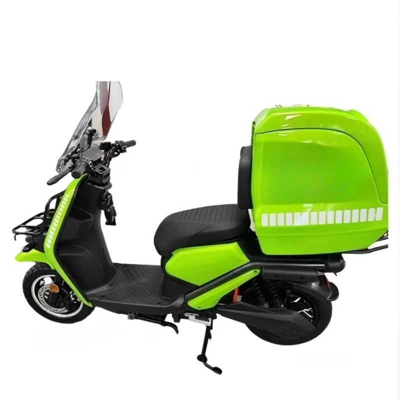 QQA Wholesale 2000W 72V 30Ah electric motorcycle 75km/h legal road food delivery motorcycle long battery life lithium battery