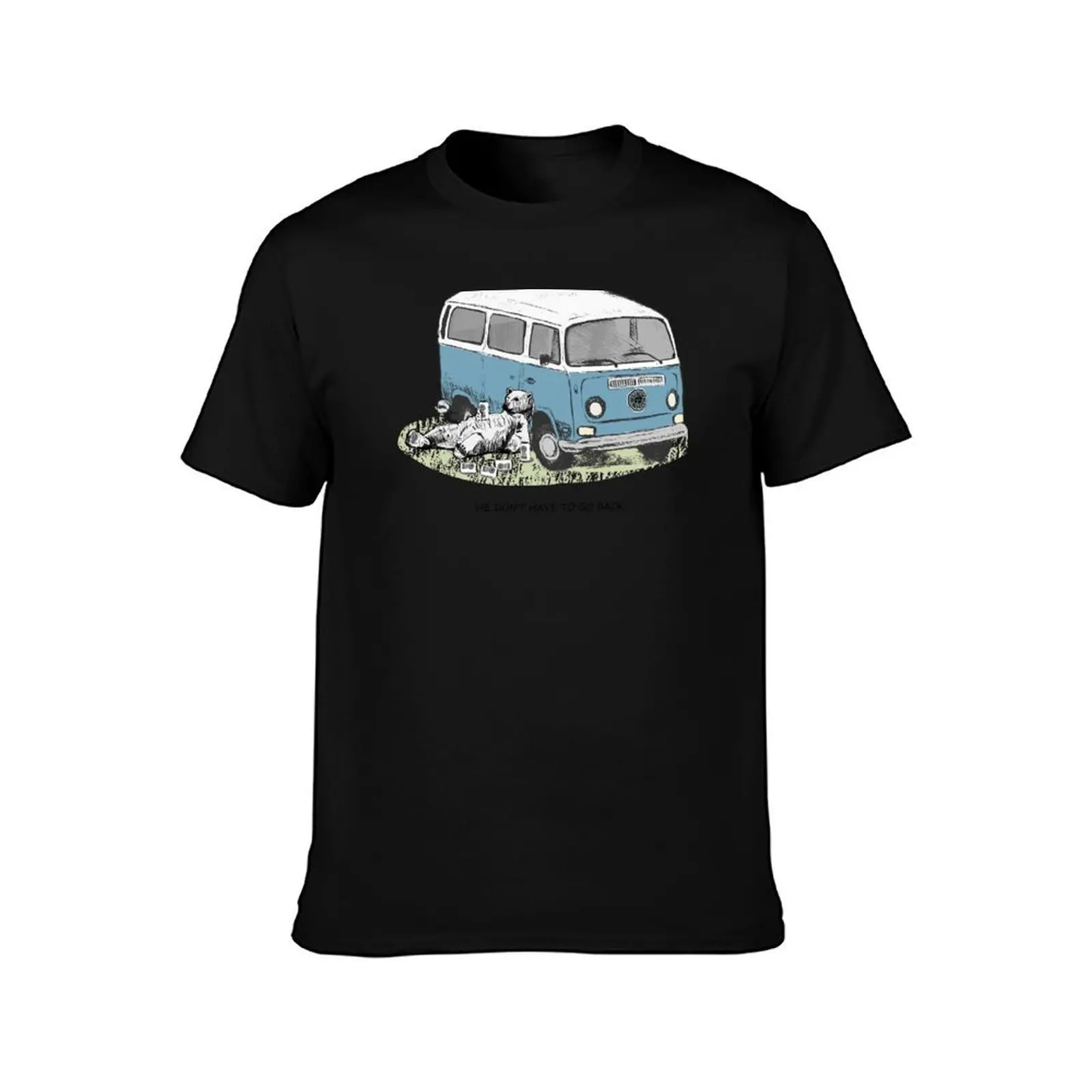 LOST BEAR - DHARMA BEER T-Shirt, Summer Casual Cotton Tee, Oversized Streetwear Tops, Vintage Graphic Print, Unisex Men Women
