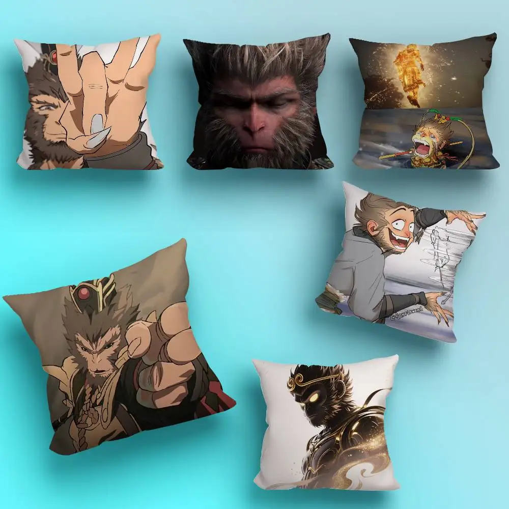 

Wu-Kong Blacks M-Myths Game pillow cover living room sofa cushion cover bedroom room bed pillow cover home decoration