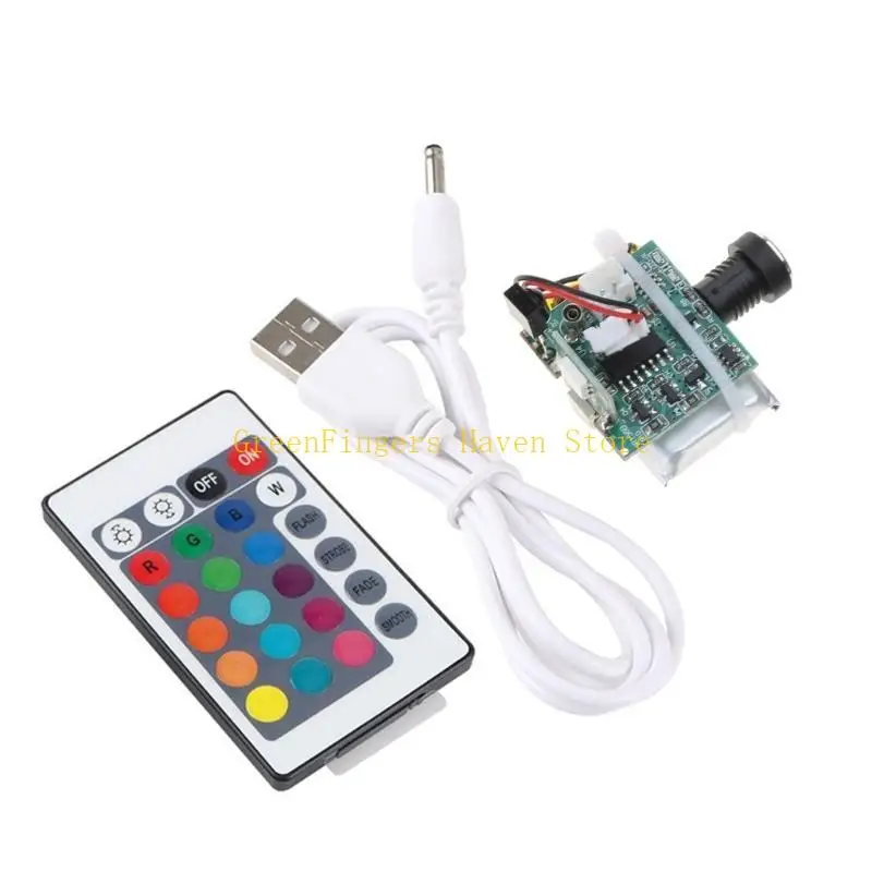 3D Printer Parts Moon lamp 16 Colors LED Board Remote Control Night Dimmable Battery Circuit Panel USB Charging