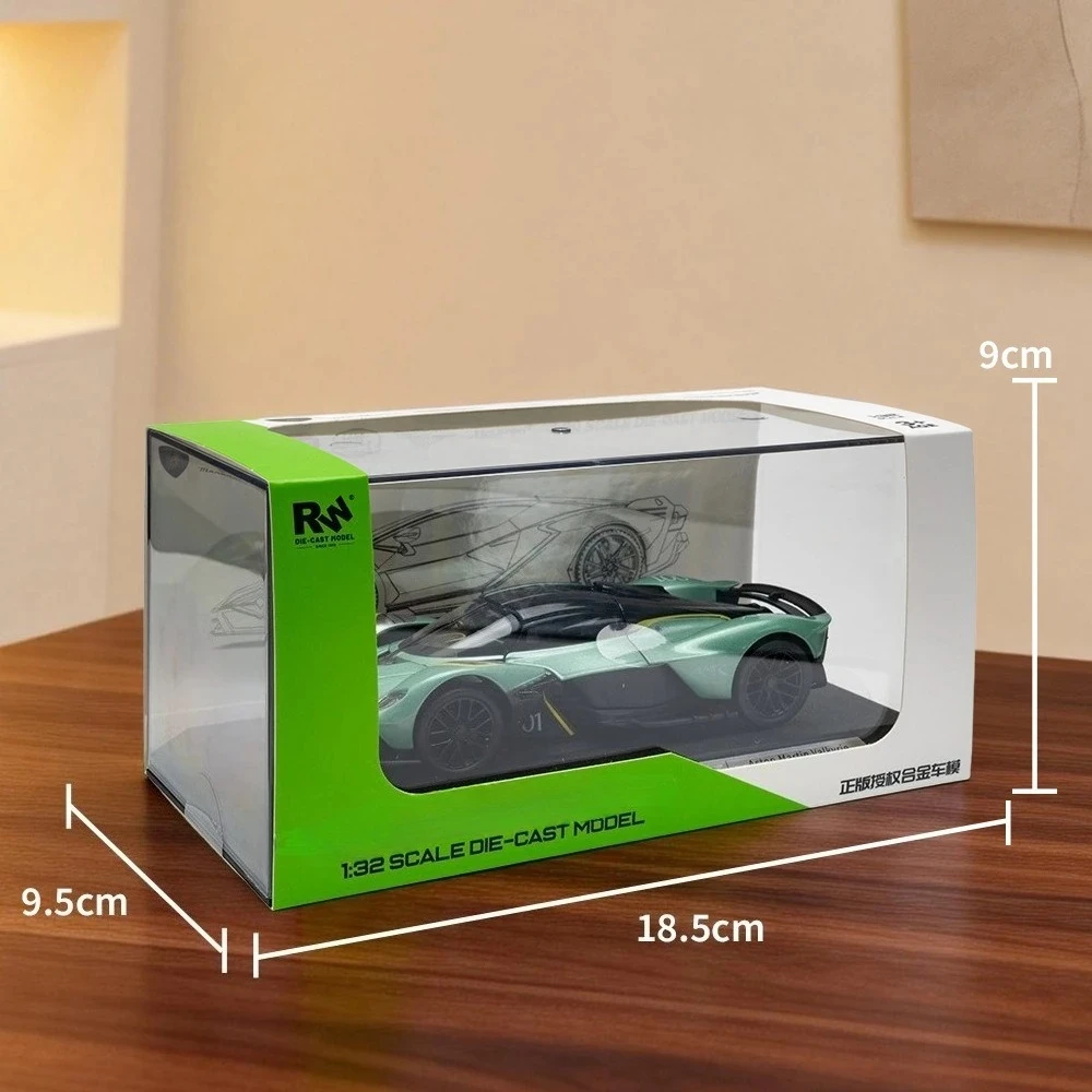 

1:32 Valkyrie Acrylic Dust Cover Alloy Model Diecast Car Toys Front Wheel Steering Shock Absorption Sportscar Boy Gift