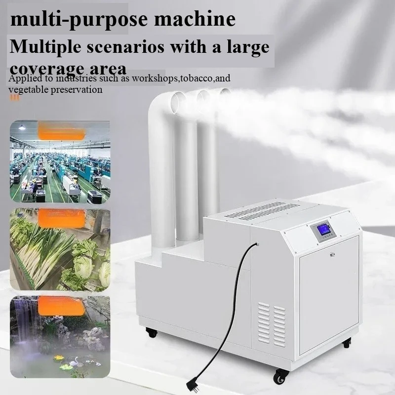 Industrial Humidifier Ultrasonic Humidifier for Mushroom Farm 6Liter Mushroom Greenhouse Humidifier Industrial Misting Machine
