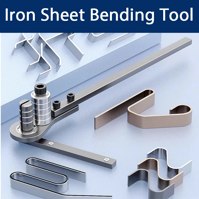 

90 Degree Angle Iron Sheet Bending Tool for Wire Rod, Flat Bar, Steel, Wire, Copper & Aluminum Manual Metal Bender Machine