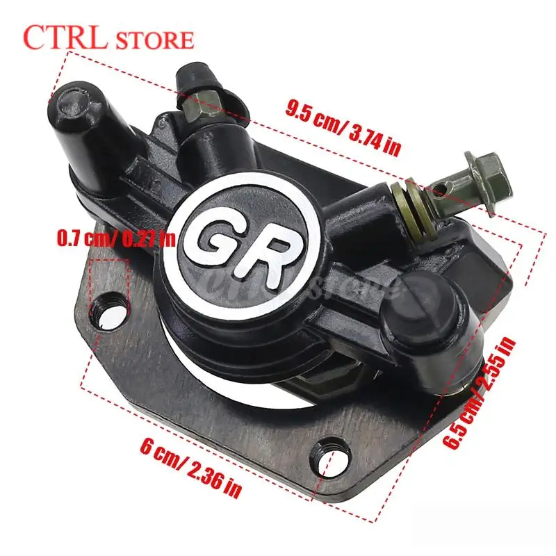New 1pcs Motocycle Front And Rear Brake Calipers With Brake Pads Brake Pump For Chinese Halei Citycoco Electric Scooters - view 3