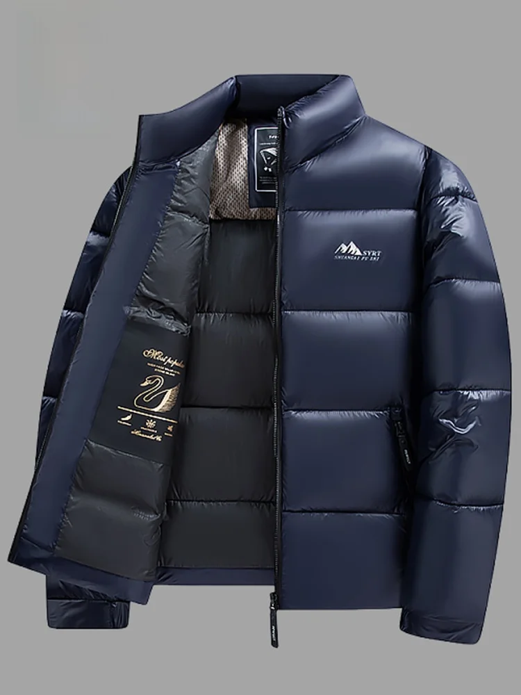 

Rn Men's Thiened Cotton Jaet Loose Casual Cotton Coat Autumn Winter Cold Resistance Warmth Dad Clothes Men's Sle