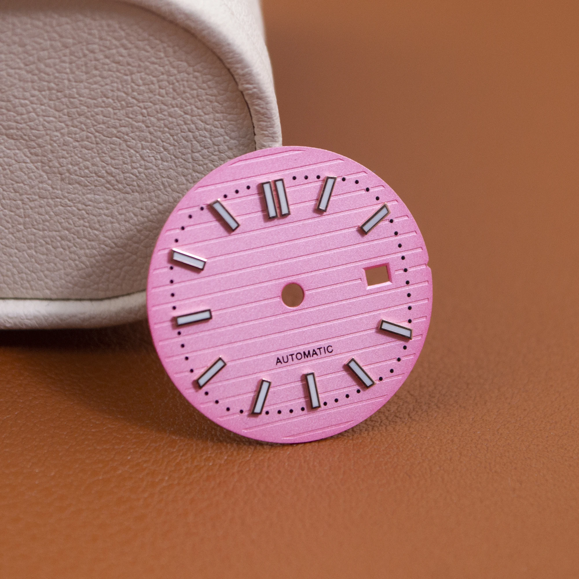 

22.3mm Watch Dial Green Luminous Dial Fit NH05 Movement Nautilus Ladies Watch Dial Modification Accessories