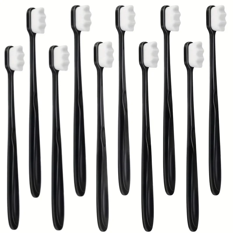 

1/2 шт. экологически чистая зубная щетка ультратонкая мягкая зубная щетка глубокая чистка мягкая щетка для зубов для взрослых и детей ручная зубная щетка