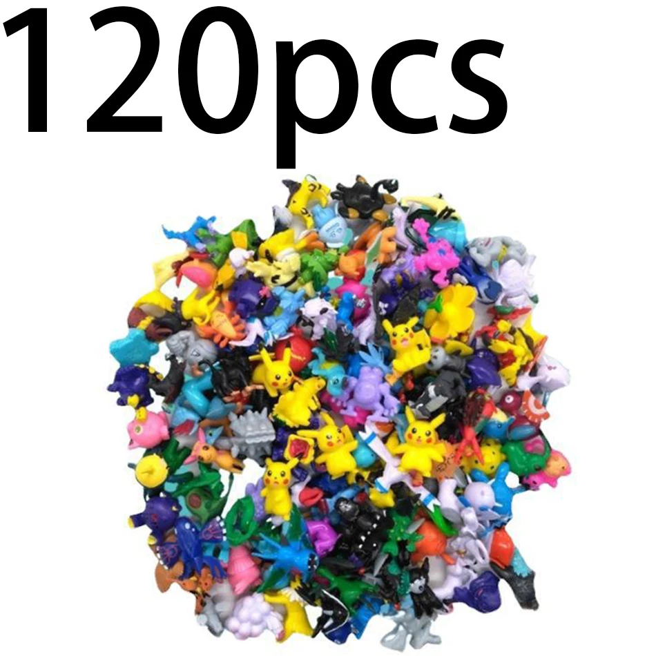24/144 stücke Pokemon Action figur Spielzeug Mini Figuren Modell Spielzeug Pikachu Anime Kinder Puppe Geburtstags geschenke 2-4cm