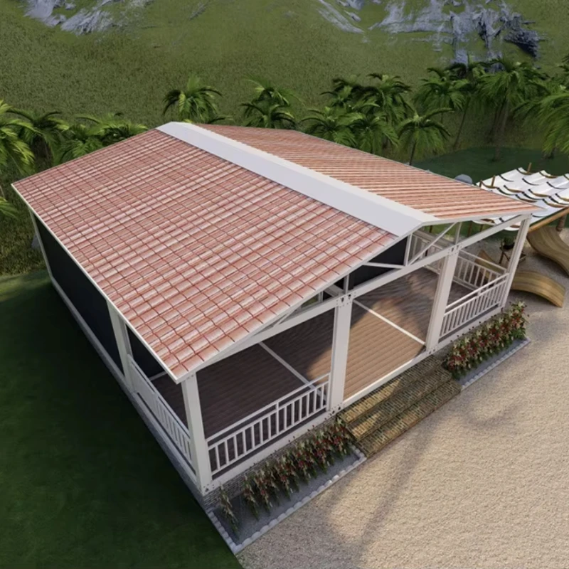 أنيقة 40ft جاهزة الحاويات منزل 20ft توسيع الحاويات منزل فاخر المحمول وحدات للطي الحاويات منزل الترفيه المعيشة