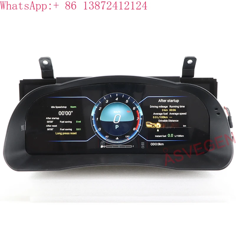 

12.3 Inch Car Digital Dashboard Tech Digital Instrument Intelligent Digital Dashboard for Toyota Highlander 2015-2017