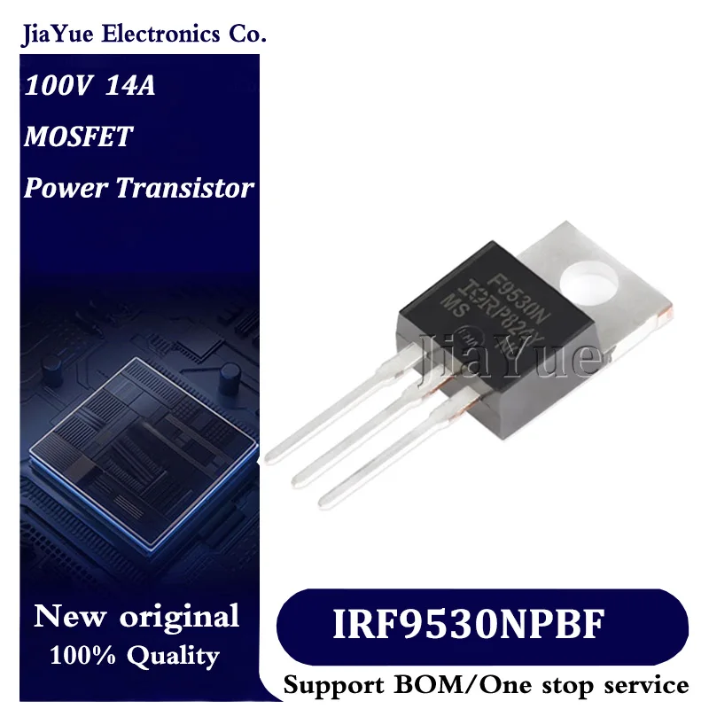 5pcs/lot 100% New Original Chips IRF9530NPBF TO-220AB 100V 14A MOSFET Field effect tube Power Transistor IRF9530NPbF