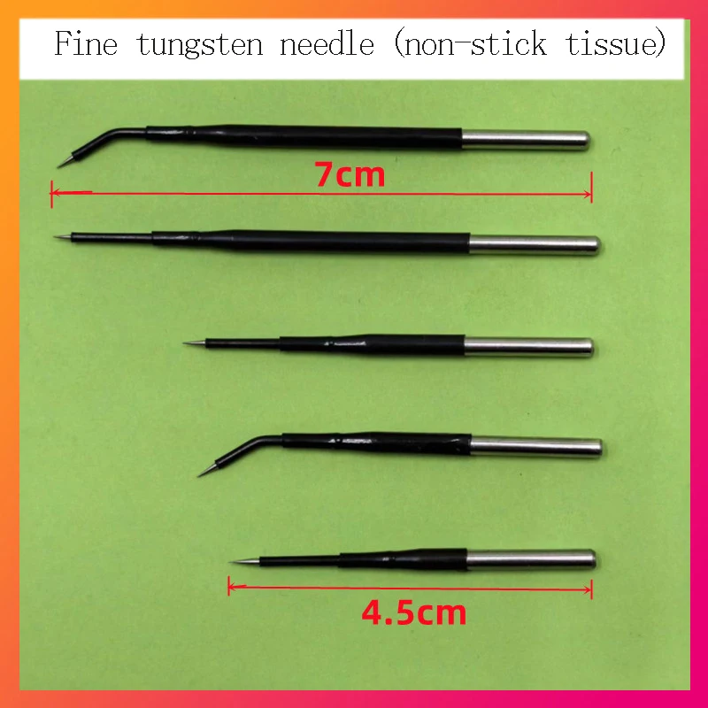 Non-stick non-tungsten carbide needle tungsten steel electrode cosmetic knife head electric ion surgery minimally invasive fine