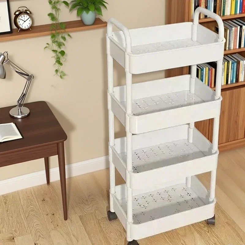 Household Cart Floor Storage Rack// Multi-Functional Kitchen/ Storage Cart Movable Storage With Wheels Multi-Scene Application！！
