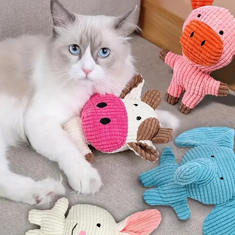 Dog's Toy Puppy Dog Plush Squeaky Toys for Small Medium Dogs Chewers for Pet Cat Products Training Puppy Accessories