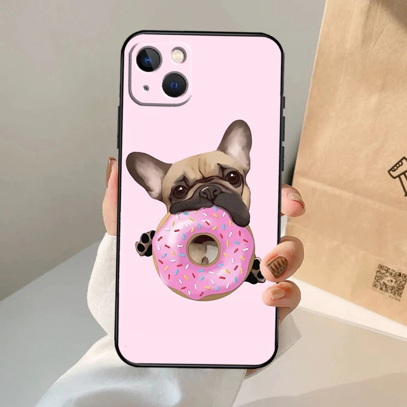 الفرنسية البلدغ الكلب قضية الهاتف آيفون 17 الهواء 16 15 14 13 12 11 برو ماكس 12 13 mini 15 16 زائد 16e غطاء كوكه #6