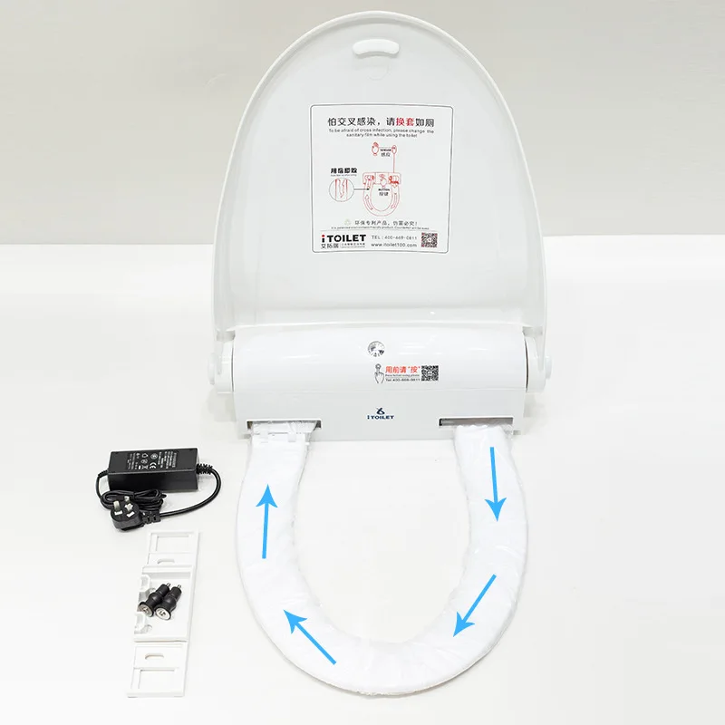 Bathroom Smart Toilet Seat Bidet Intelligent Toilet Sanitary Disposable Automatic Open Sensor Heated Toilet Seat Covers