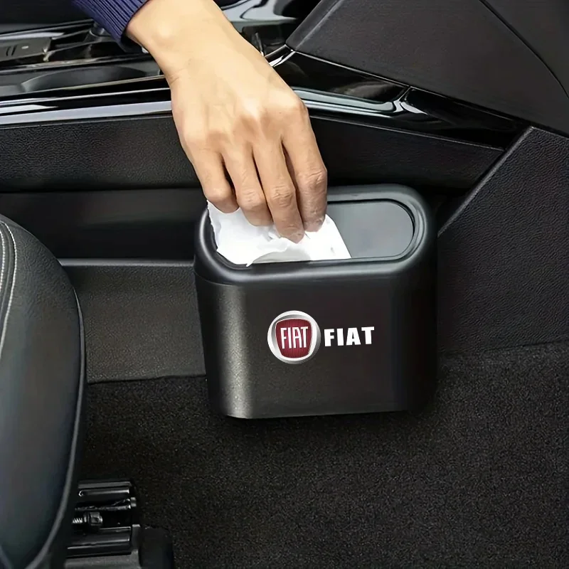 

Подвесной автомобильный мусорный бак, ящик для мусора, чехол для хранения в салоне автомобиля для FIAT Abarth 500 Panda Bravo Punto Tipo Linea Ducato Freemont