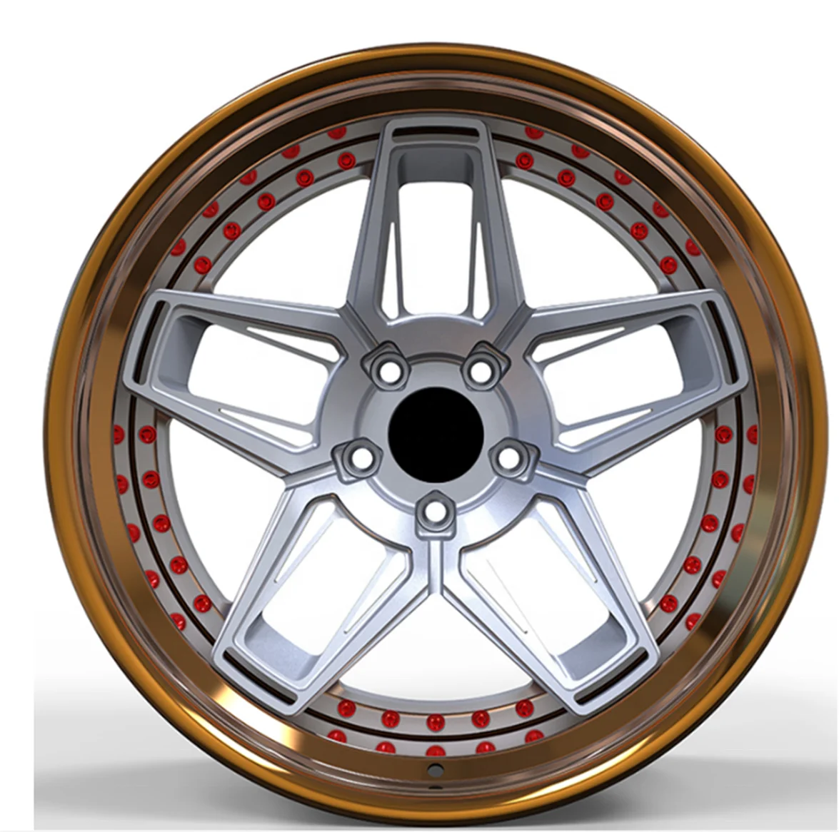 for   9.5J 10.5J High Quality New Forged Wheels  17 18 19 22 Inch Pcd  5*120 5*108 Alloy Car Wheels