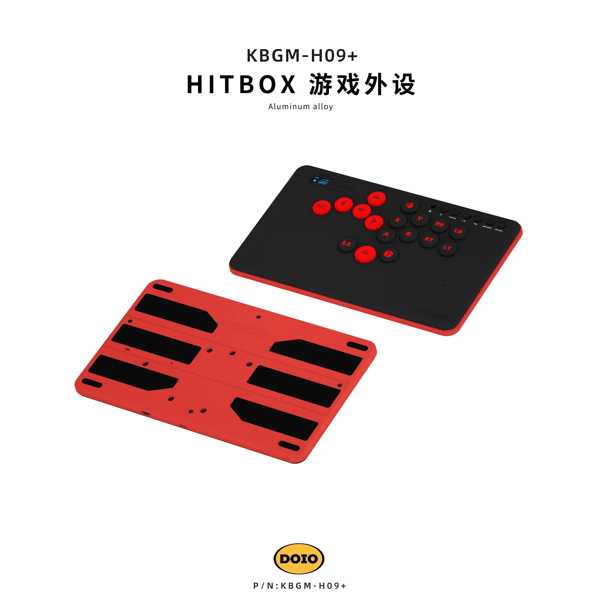 DOIO HITBOX KBGM-H09 Plus HE Aluminum Alloy Upgradable Wireless