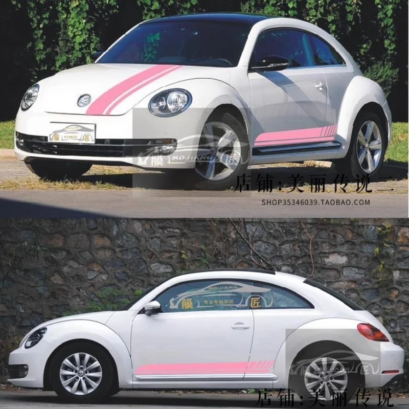 

Автомобильная виниловая наклейка для модификации кузова Volkswagen Beetle, модные спортивные наклейки, автоаксессуары