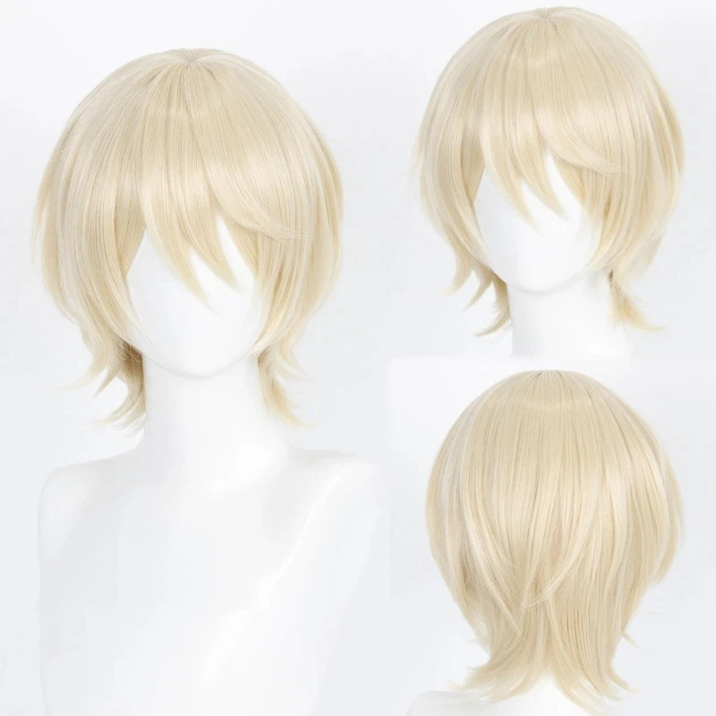 ND Alois Trancy Cosplay Wigs Kuroshitsuji Black Butler Anime Cos Hair Wig for Comic Con Coser Costume Theme Party Heat Resistant