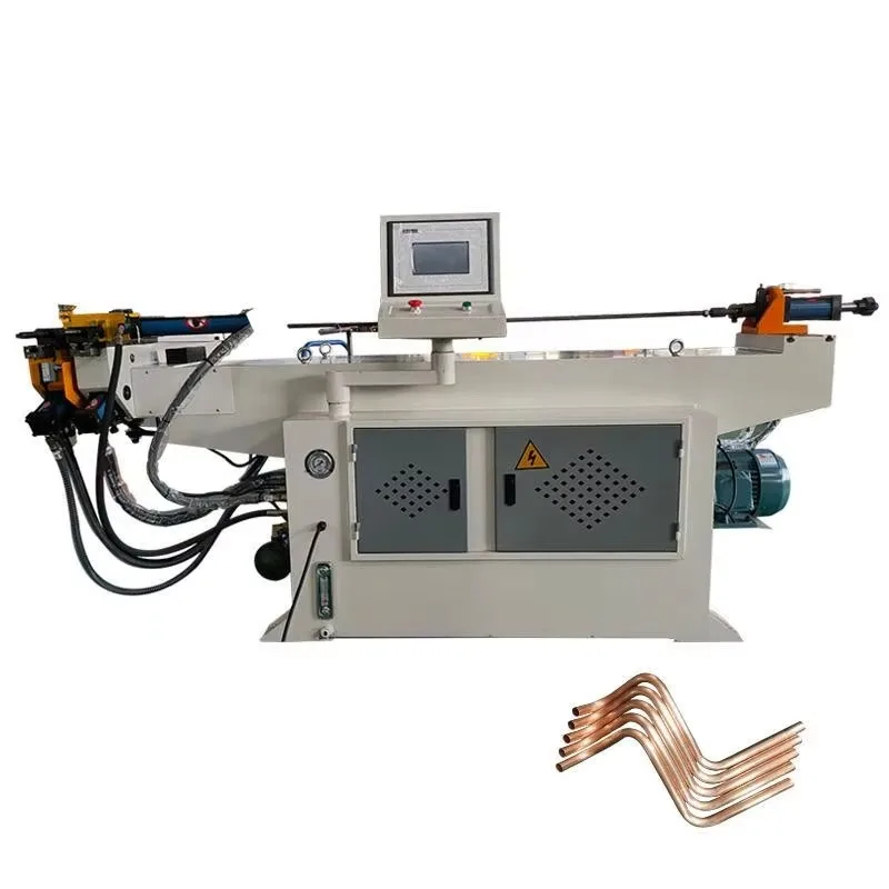 Automatic hydraulic pipe bender, metal pipe bender (aluminum, copper, iron, carbon steel), profile pipe bender