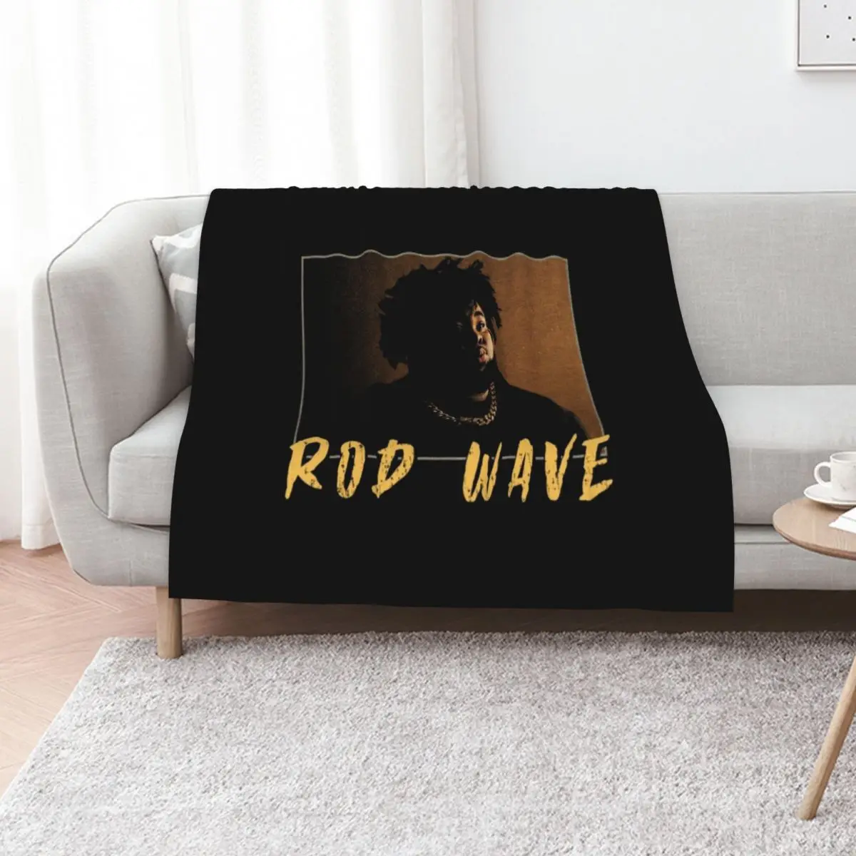 

Rod Wave Throw Blanket Custom Luxury Designer Quilt Single Blankets