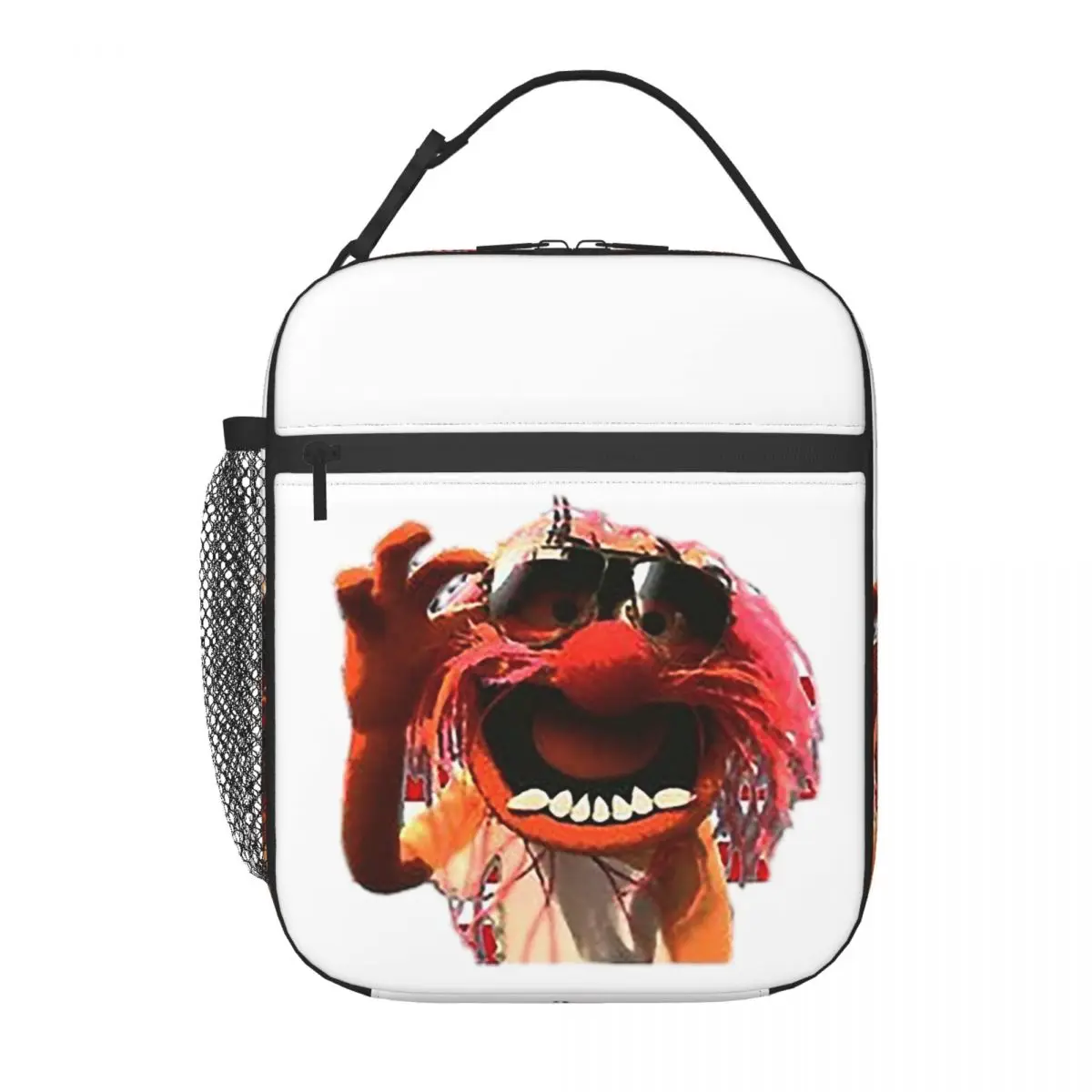 Animal Drummer Insulated Lunch Bag for Women Kids Portable Food Boxes Thermal Lunch Box Tote