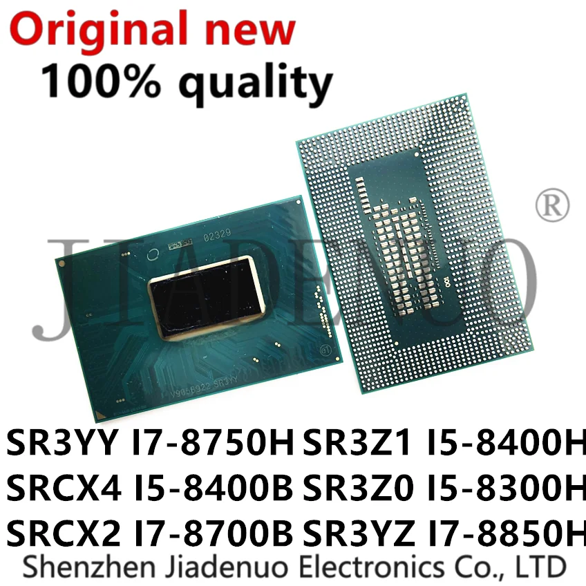 

1pcs 100% New original SR3YY I7-8750H SR3YZ I7-8850H SR3Z0 I5-8300H SRCX4 I5-8400B SR3Z1 I5-8400H SRCX2 I7-8700B BGA chipset