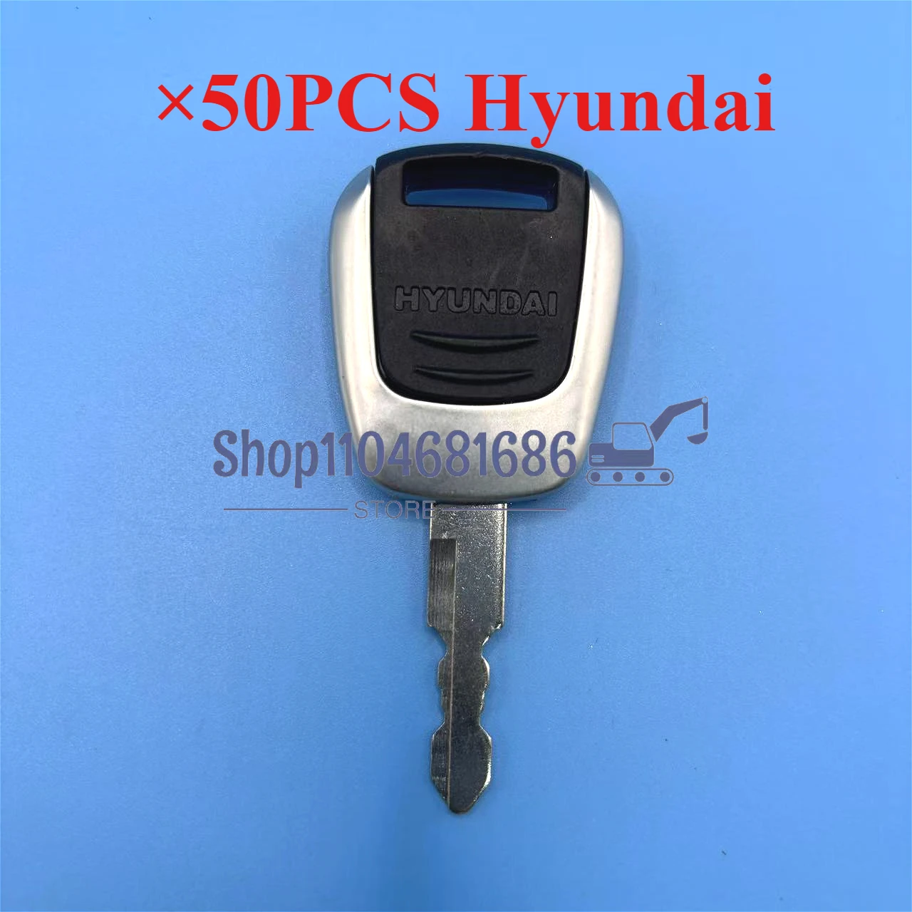 

50pcs Keys for Hyundai Excavator Heavy Equipment Ignition Key - New Style 21Q4-00090 Many Newer R-9 Series Equipment Models