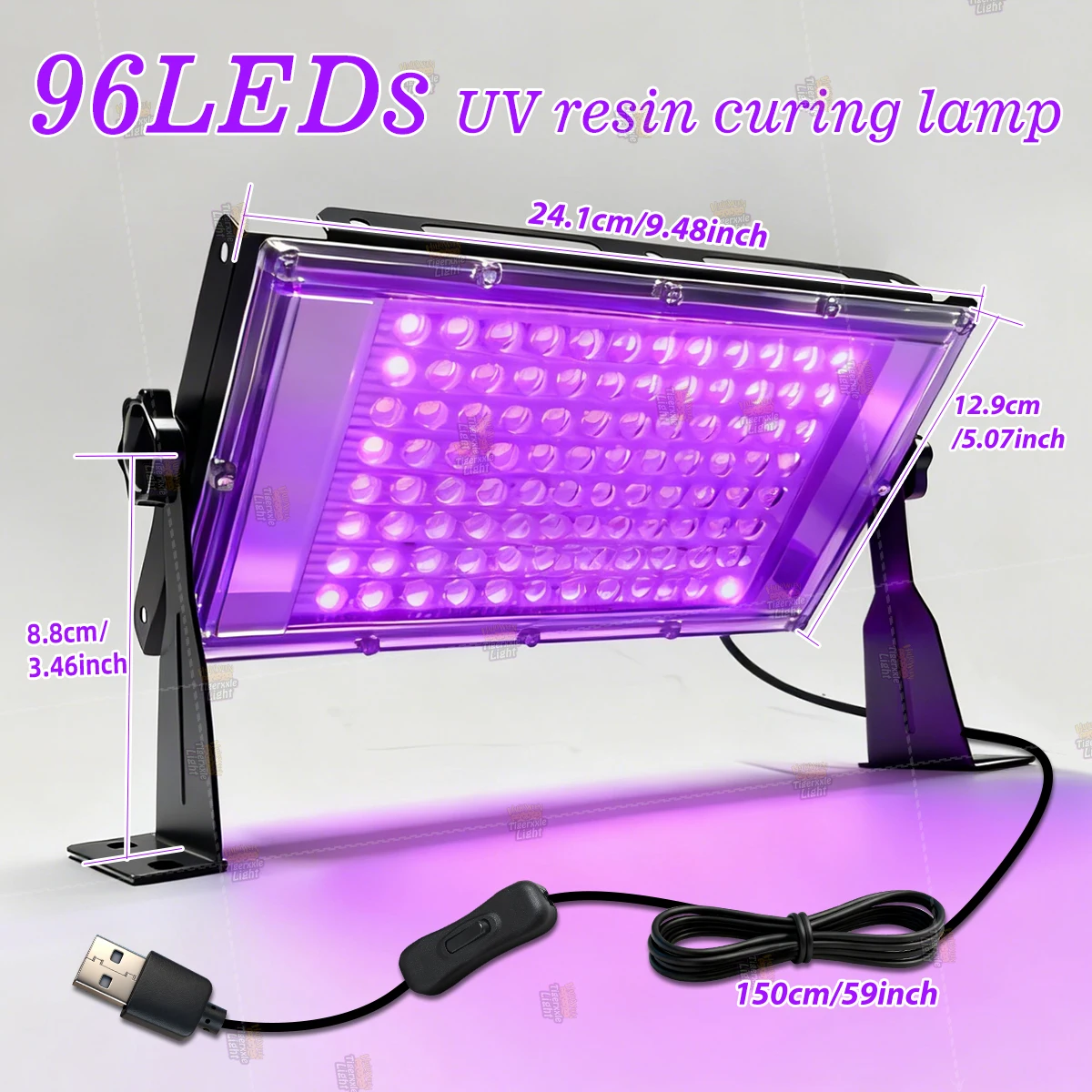 High-Angle Stand UV Resin Curi - Resin Art Lamp review and price