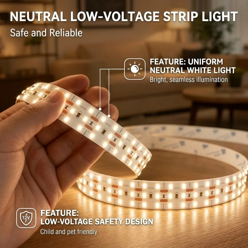 Three Rows SMD2835 LED Strip DC24V 360LEDs/M High Density Flexible Tape 10m-0.5m for DIY TV Backlight Bedroom Kitchen Lighting