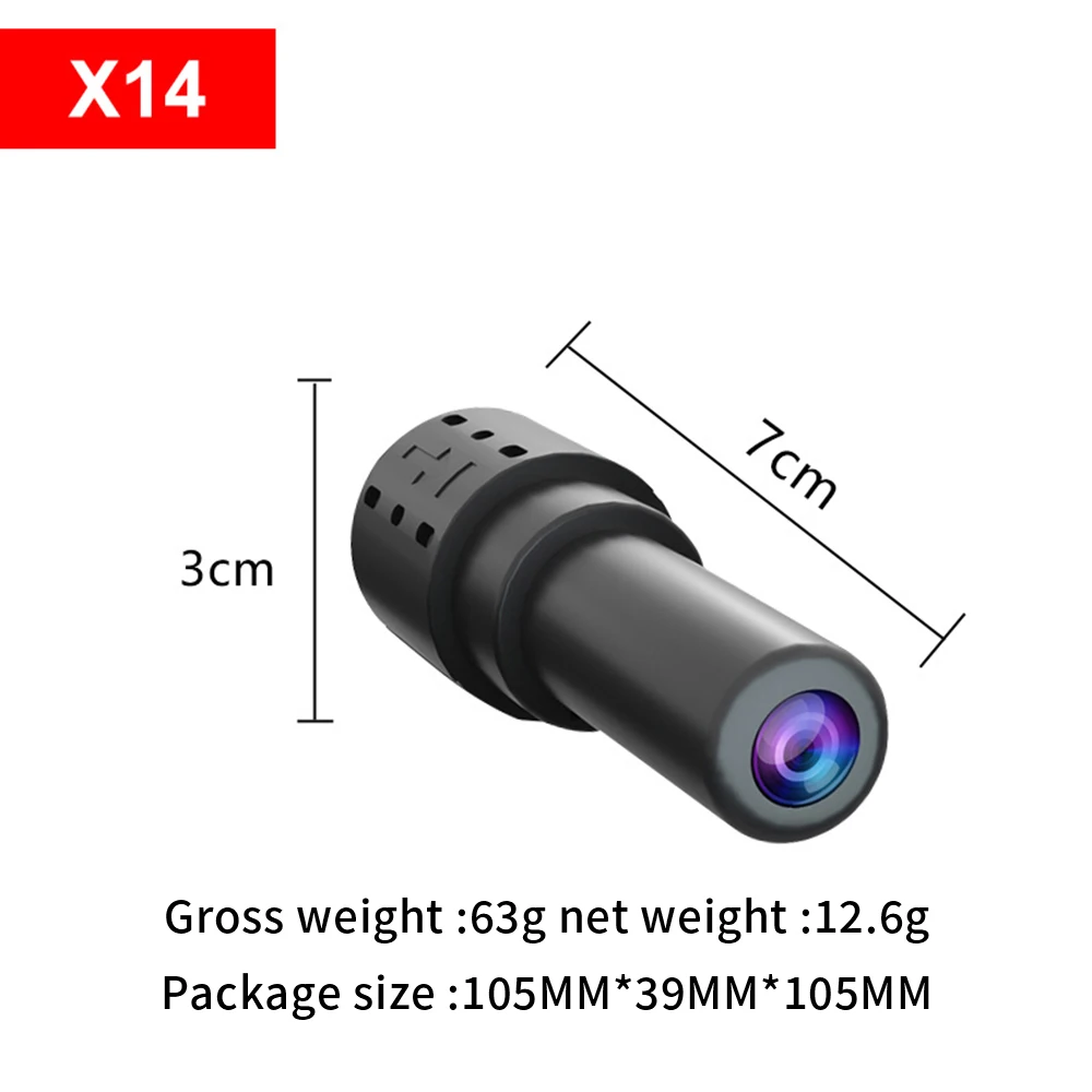 Wireless WiFi Monitoring Remote Network HD Dark Night Vision  Mini Haden Camera