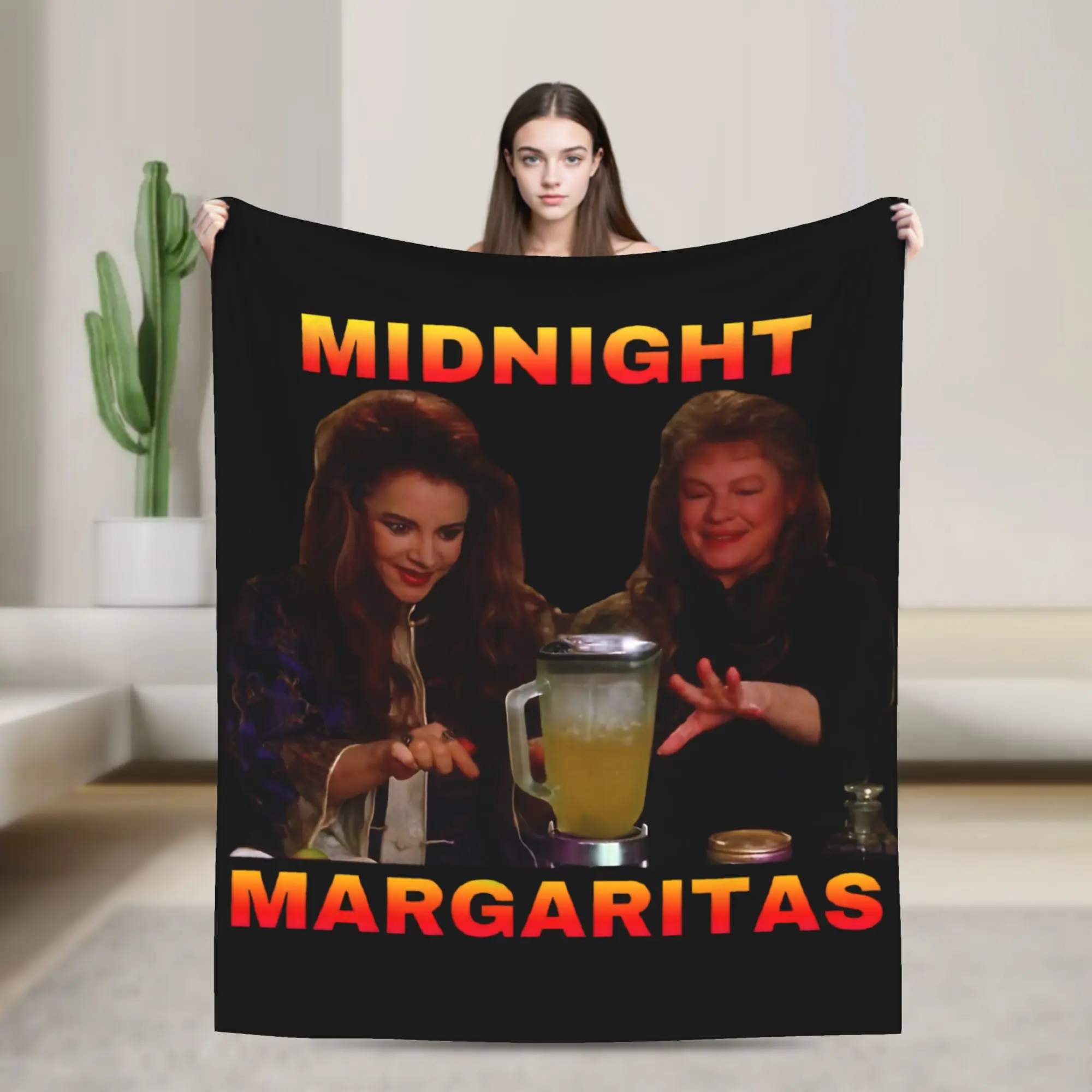 Midnight Margaritas Blankets Practical Magic  Flannel Awesome Soft Throw Blanket for Home Spring Autumn