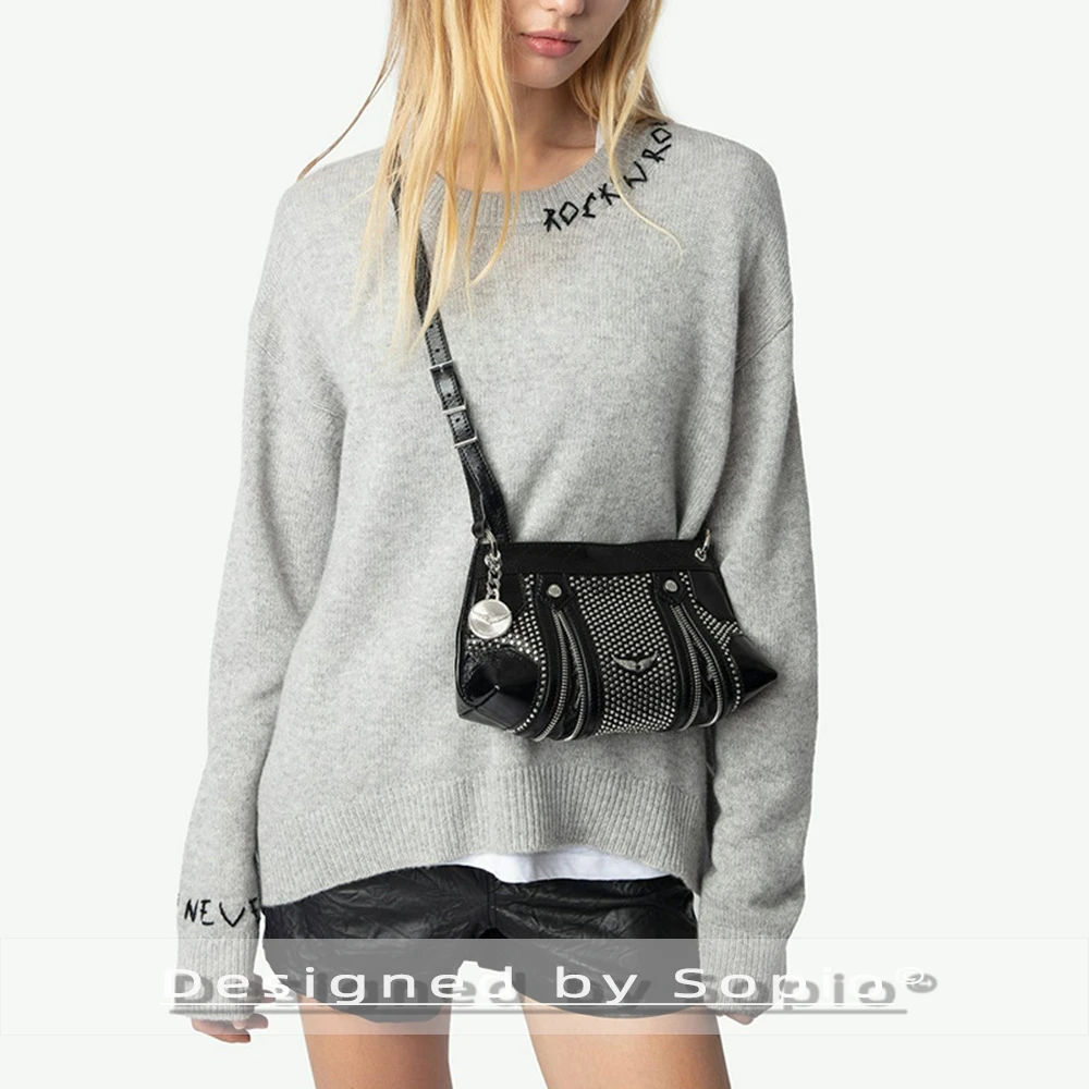 

Letter Jacquard Cashmere Knitted Sweater Women Winter Spring O-Neck Long Sleeve Fashion Sweaters Casual Pullover Tops 2026