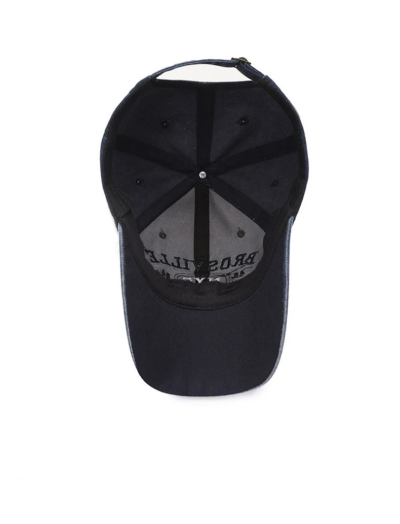 Four Seasons Herren-Baseballkappe, lässige Waschung, bestickte Kappe, gebogene Krempe, Bowler-Sonnenhut, offizielle Website – Detail 9
