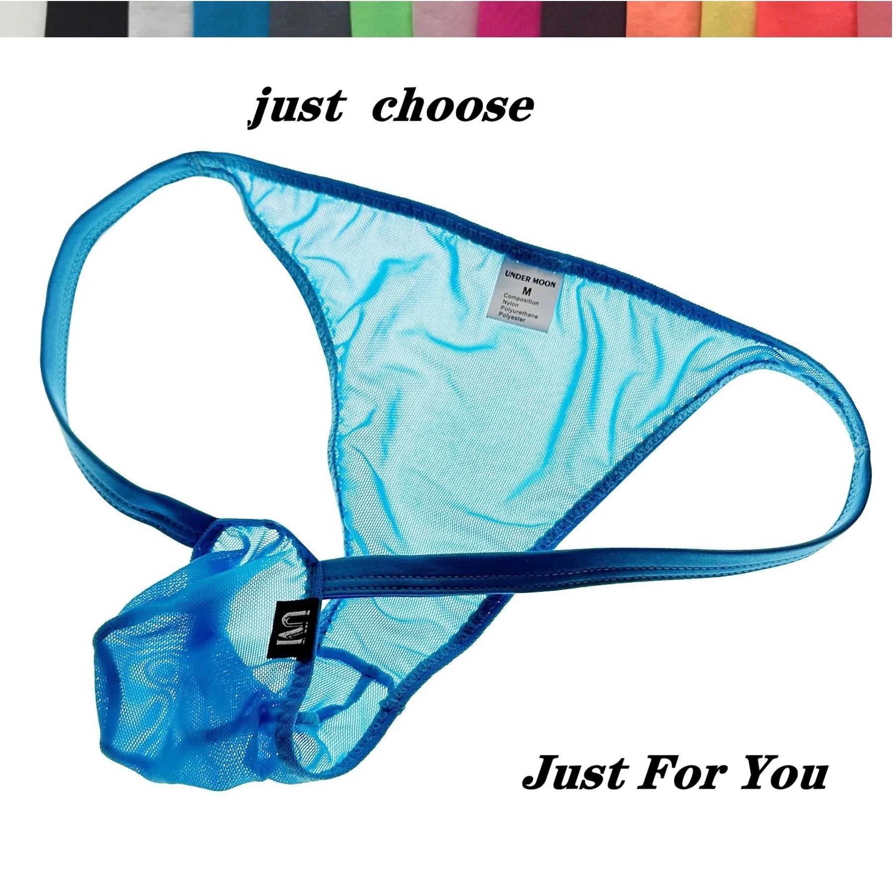 Celana Dalam Jaring Pinggang Rendah Ultratipis Pria Pakaian Dalam Longgar Pinggul 3D Transparan Celana Pendek Sejuk Seksi Pas Nyaman untuk Pria