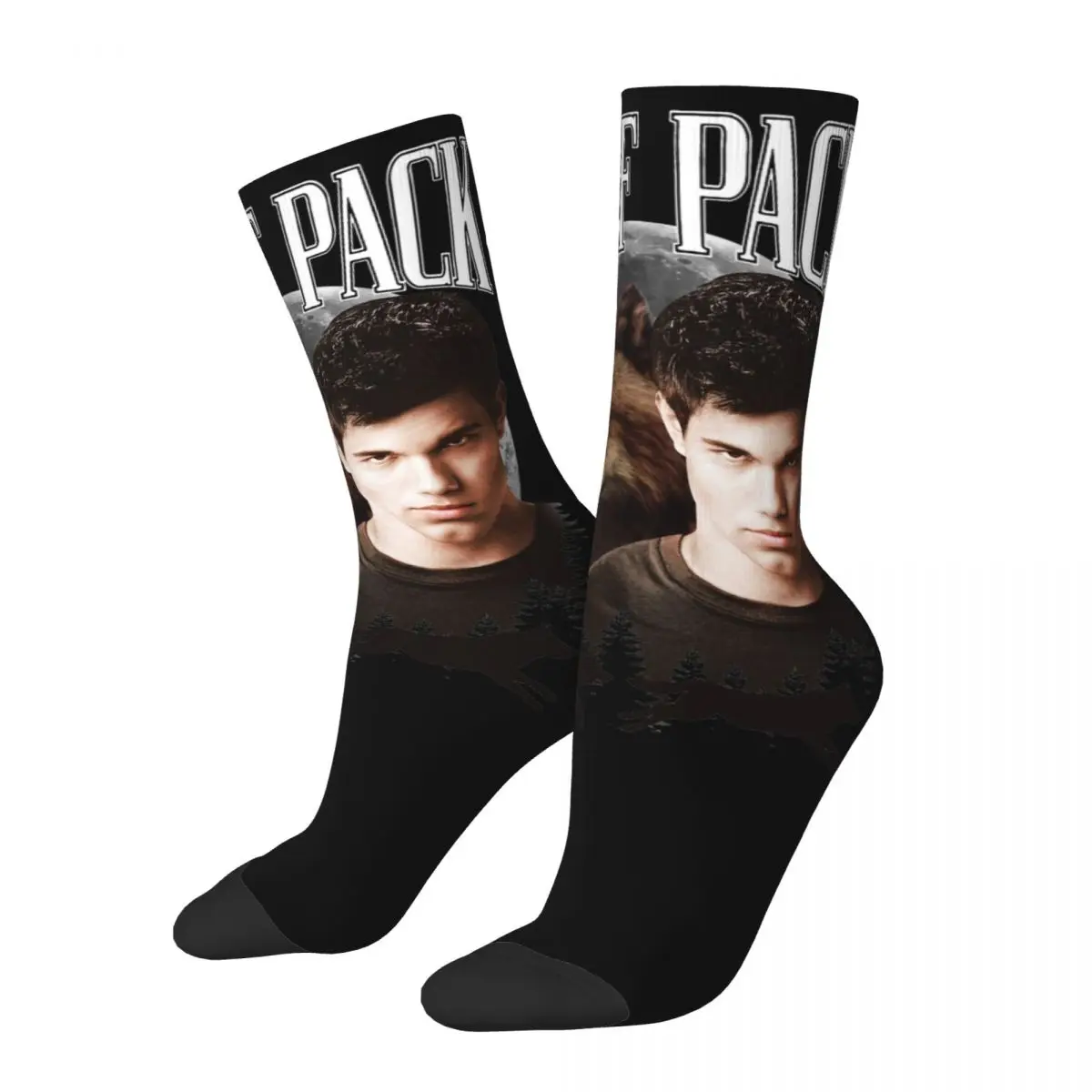 The Twilight Saga Jacob Wolf Pack Girls Muscle Socks Men\'s Women\'s Socks Spring Summer Autumn Winter Middle Tube Stockings Gift