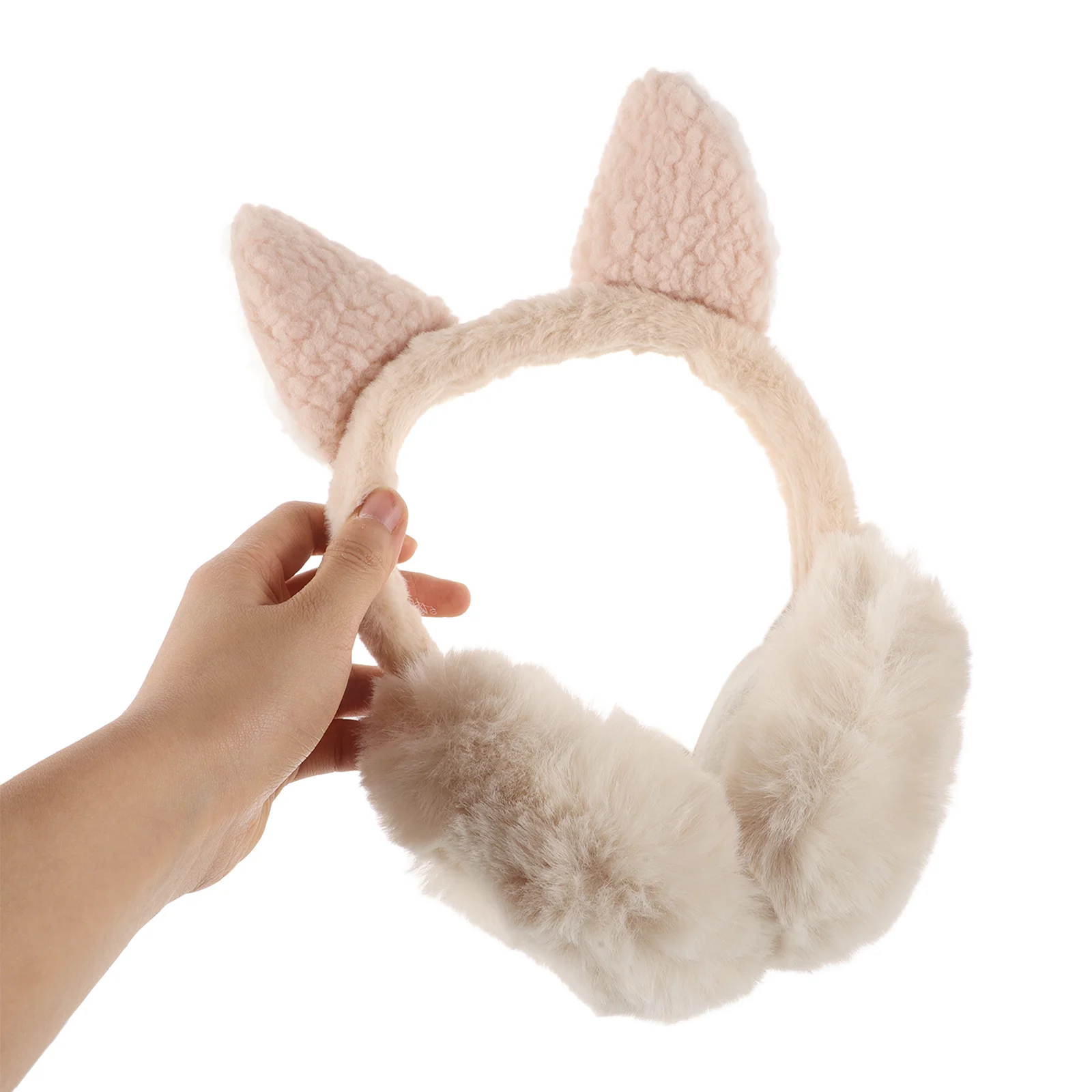 Warm Fox Protection Cover for Women Winter Girls Furry Headbands Accessories Outdoor Covers