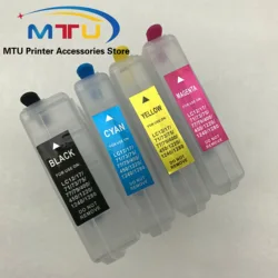 1Set LC17 LC79 LC73 LC75 LC400 LC1220 LC1240 Refillable Ink Cartridge for Brother MFC-J425W J430W J435W J625DW J825DW J835DW